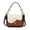 Coffee-Cognac, variant on MKF Collection Fantasia Crossbody Shoulder Women's Handbag Purse Color-Block Versatile and Fashion Bag by Mia K - Coffee Cognac