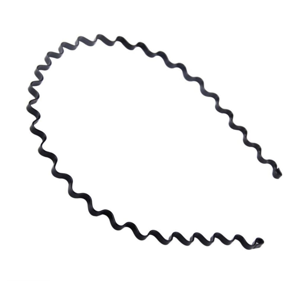1111Fourone Unisex Simple Hair Wavy Hoop Women Men Face Washing Metal Curl  Straight Hair Band Headband - Walmart.com