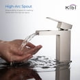 thumbnail image 5 of Waterfall Solid Brass Single Handle Sink Faucet, 5 of 9