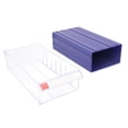 thumbnail image 2 of Caja De Almacenamiento Con Cajones, Frontal E Inferior Transparente Resistente, Organizador De Cajones Multifuncional De Plástico Y Acrílico De 320x160x85 Mm Para Almacén, 2 of 7