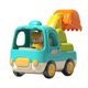 thumbnail image 1 of Inercia para empuje de juguete de autos y Go Car Vehículo portátil Vehículo de juguete Trucos de juguete de juguete para niños Niños de 1 a 3 años Excavador, 1 of 8