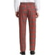 thumbnail image 3 of Pantalones de trabajo INSPIRE CHIC para hombres, formales de negocios, de cuadros, pantalones de promoción, 28 Rojo Verde, 3 of 7
