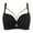 Black, variant on Women's Push Up Bra Solid Color Lace Underwire Comfortable Soft Support Everyday T-Shirt Bra 34B-38E