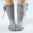 thumbnail image 5 of Baby Bow Socks Toddlers Boys Girls Children Kids Socks Toddler Shoes Socks Socks Floor Socks Baby Socks with Grips Socks for Baby Girls 6-12 Months, 5 of 6