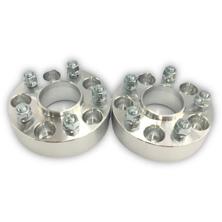 2pc 50mm (2.0") Hubcentric Wheel Spacers 5x110 For Cobalt HHR Malibu G5 G6 Ion
