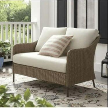 Mainstays Chelsea 5-Piece Outdoor Furniture Conversation Set with Stationary Chairs