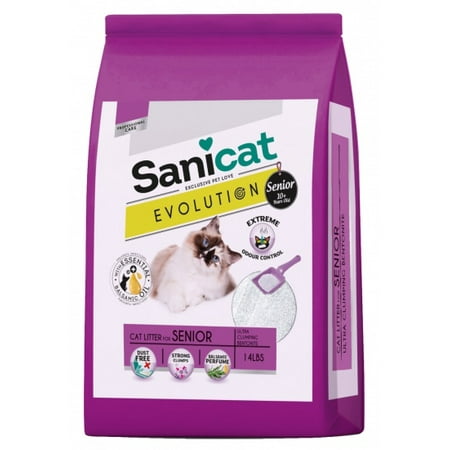 Sanicat Evolution Senior Cat Litter, 14-lb