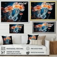 thumbnail image 4 of Designart "The Ocean s Glow Illuminated by Jellyfish III" Animals Canvas Print, 4 of 5