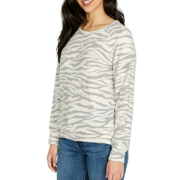 Buffalo David Bitton Women’s Ultra Soft Animal Print Cozy Pullover Top