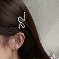 thumbnail image 5 of Skymirror 2/4Pcs Hairpin Snake Shape Decor Metal Hair Clip Easy One-Hand Operation Hair Pin Daily Party Chinese New Year Hair Accessories, 5 of 8