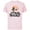 Soft Pink, variant on Star Wars The Mandalorian Sleeping Child Silhouette - Short Sleeve Cotton T-Shirt for Adults - Customized-Athletic Heather
