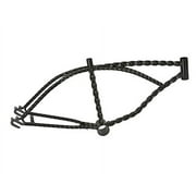 bike 20" Twisted Lowrider Frame Black.lowrider bicycle frame.bicycle parts