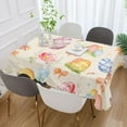 thumbnail image 6 of Coolnut Watercolor Easter Egg Fabric Rectangle Tablecloth - Waterproof and Wrinkle-Resistant Table Cloth 60x120 Inch Table Cover for Indoor & Outdoor Dining House Decor, 6 of 7