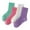 A(4 pairs), variant on 4 Pairs Kids Toddler Socks Girls Boys Cotton Crew Socks Solid Color Socks