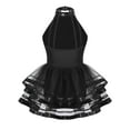 thumbnail image 2 of ranrann Kid Girls Sleeveless Leotard Gymnastics Ballet Dance Tutu Dress Ballerina Ballroom Costumes Black 14, 2 of 7