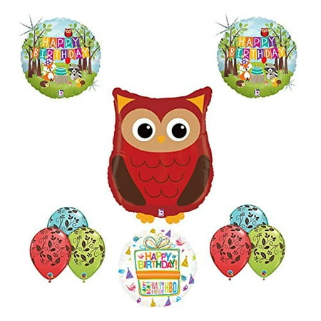 Woodland Creatures Birthday  Party  Supplies  Baby Shower Owl  