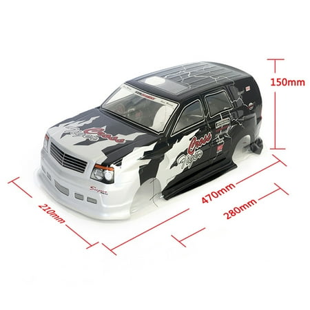 1:8 Scale Rc Car Shell Remote Control Suv Off-road Vehicle Pvc Printing ...