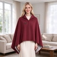 thumbnail image 5 of 2027 New Heated Shawl Wraps for Women, Cozy Wrap with Heat, Zip Front Hands-Free Wearable USB Heated Blanket, 3 Heat Settings Portable Shawl for Home Travel Office Winter Use, 5 of 7