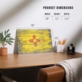 thumbnail image 4 of Rustic New Mexico State Flag (12x18 Aluminum Art, Indoor Outdoor Metal Sign Decor), 4 of 5