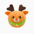 thumbnail image 1 of Hugsmart Super Ball Reindeer Plush Dog Toy, 1 of 5