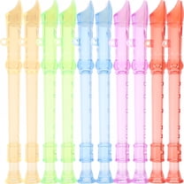 QAYOZ 10 pcs Mini Kids Flute 6 Holes Flute Music Instrument Plastic Flute Children Flute