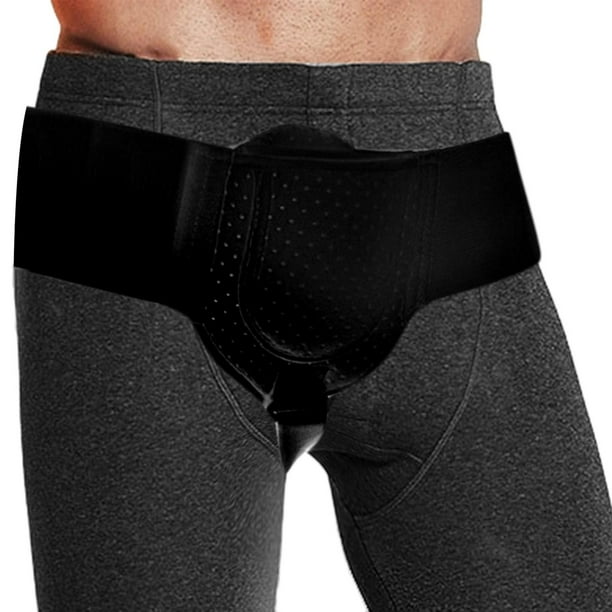 Adults Hernia Belt Adjustable Removable Compression Pad Detachable