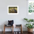 thumbnail image 3 of Art.com Mama Sits Reading Her Book While the Children and Dog Play at a Tea-Party on the Lawn Photographic Print, White Frame Wall Art, 29" x 23", 3 of 5