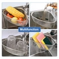 thumbnail image 5 of Stainless Steel Sink Strainer Basket, Triangle Sink Drainer Basket, Sink Corner Drain Rack, 5 of 7