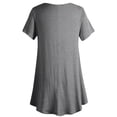thumbnail image 2 of Made by Johnny Women's Tunic Top Casual T Shirt for Leggings S-5XL Plus Size L HDG, 2 of 6