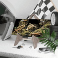 thumbnail image 3 of 1 Pcs 2D Flat License Plate Covers & Frames, Bear For Decorative Front, Waterproof For Decoration Aluminum License Plate Covers & Frames Cover For Men Women, 12" X 6", 3 of 6