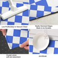 thumbnail image 3 of Blue and White Checkered Pattern Kitchen Rug Mat,Kitchen Runner Rugs Non Skid Washable,Decorative Kitchen Floor Mats for Kitchen,Sink,Laundry,17"X47", 3 of 5