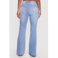 thumbnail image 4 of Women's WAX Distressed Flare Jeans, 4 of 4