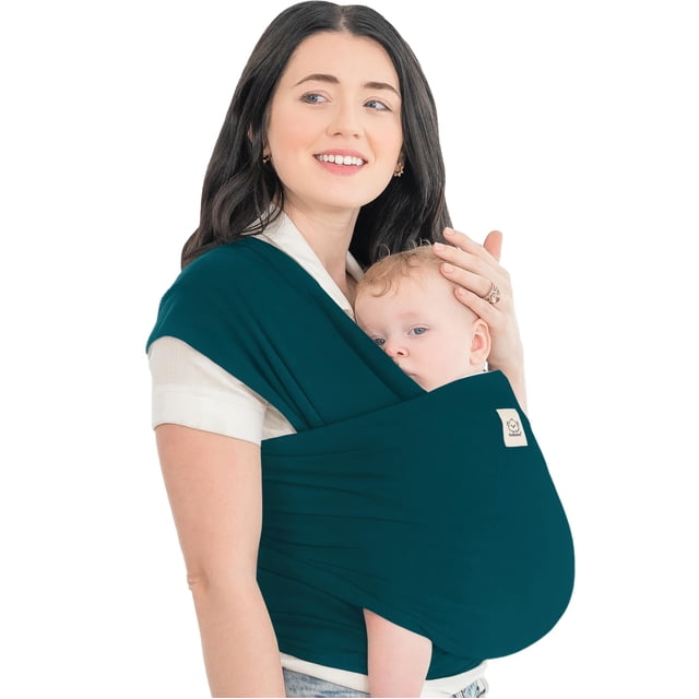 Portabebé envolvente KeaBabies Original para recién nacido a niño pequeño en azul