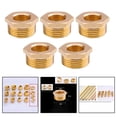 thumbnail image 5 of 5Pcs Brass Reducer Hex Bushing Threaded Pipe Fitting 1 Npt Male X 1/2 Npt Female, 5 of 6
