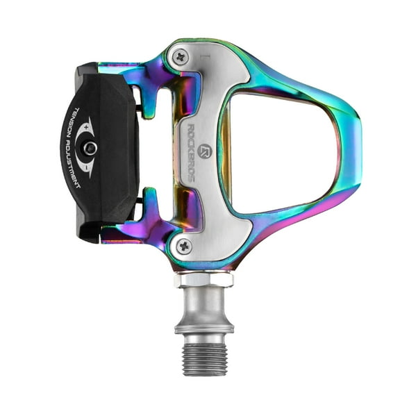 Rockbros Road Bike Self-lock Pedals with Shimano SPD-SL or Look KEO Cleat 2 Sealed Pedals