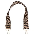 thumbnail image 2 of EeaseCA 1 Pc Zebra Printed Wide Shoulder Strap Colorful Adjustable Crossbody Strap, 2 of 7