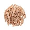 thumbnail image 3 of Fenzer Clothes Pins Wood for Hanging Clothes, 3.5 Inch【100pcs】 Heavy Duty Wooden Clothespins, Clothes Pins for Craft, Wooden Clips for Pictures. | Rust Resistant, 3 of 7