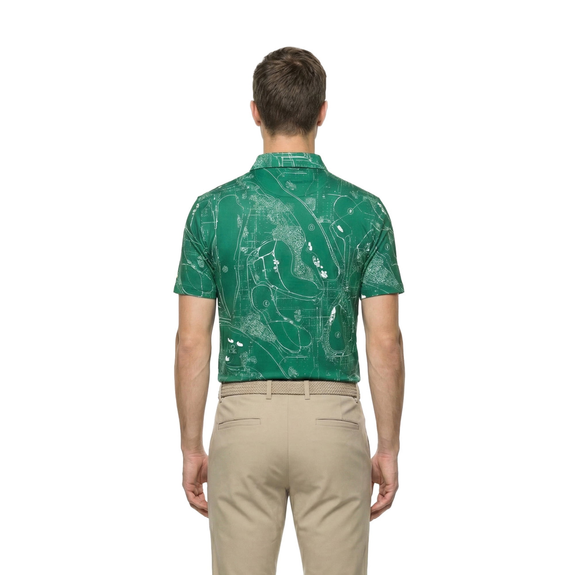 Birdie Bound Men's and Big and Tall Men's Novelty Print Polo Shirt, Sizes XS-4XLT