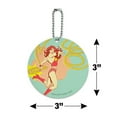 thumbnail image 6 of Wonder Woman Golden Lasso Round Luggage ID Tag Card Suitcase Carry-On, 6 of 8