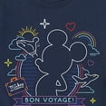 thumbnail image 3 of Disney - Mickey Mouse - Cruise Time - Bon Voyage - Youth Short Sleeve Graphic T-Shirt, 3 of 5