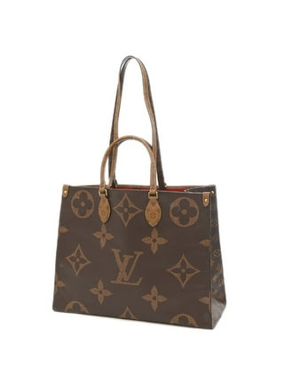 Buy Louis Vuitton Pre-loved LOUIS VUITTON On-the-go MM monogram amplant  Shoulder bag tote bag leather light beige Orange brown 2WAY Online