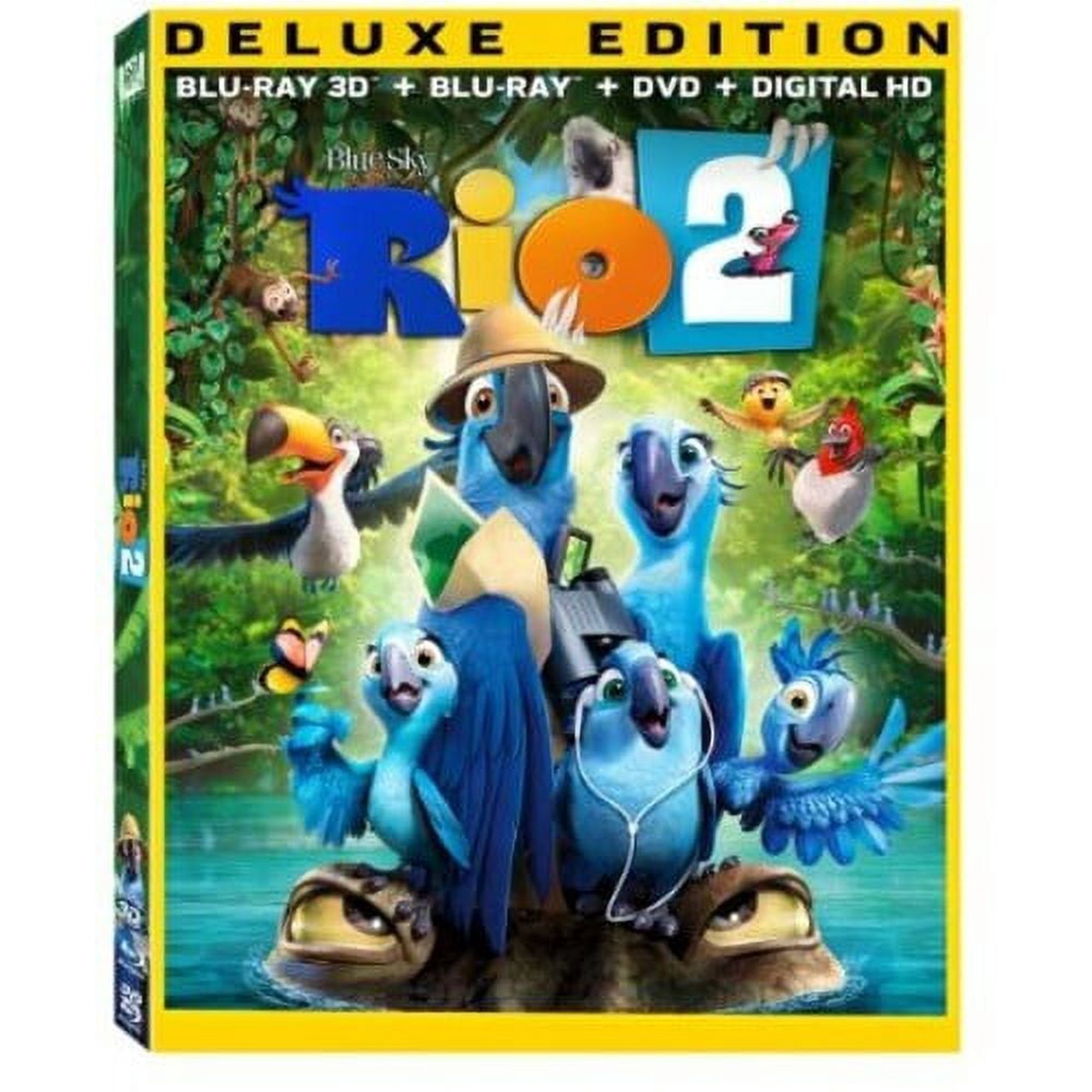 Rio 2 (Blu-ray 3D + Blu-ray + DVD + Digital Copy)