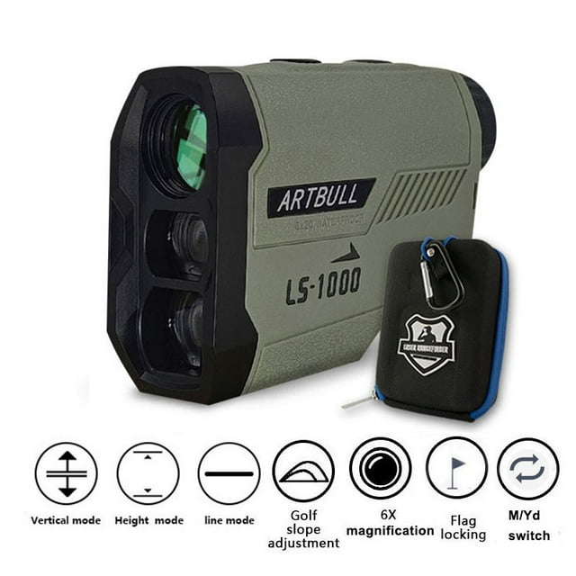 Golf Laser Rangefinder 1000M 650M Telescope with Flag-Lock Slope Pin Distance Meter for Hunting Monocular 1000m