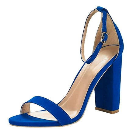 

GWAABD Women Sandals Wide Ladies High Heel Pumps Shoes Summer Sandals for Women