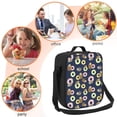 thumbnail image 5 of Honeii Sloth with Donuts Print Insulated Lunch Bag, Reusable Lunch Box for Adult, Leakproof Cooler Bag for Work Office Travel Picnic, 5 of 7