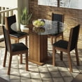 thumbnail image 2 of Juego de Comedor con Mesa Redonda y 4 Sillas Madesa Madu 1, 2 of 5