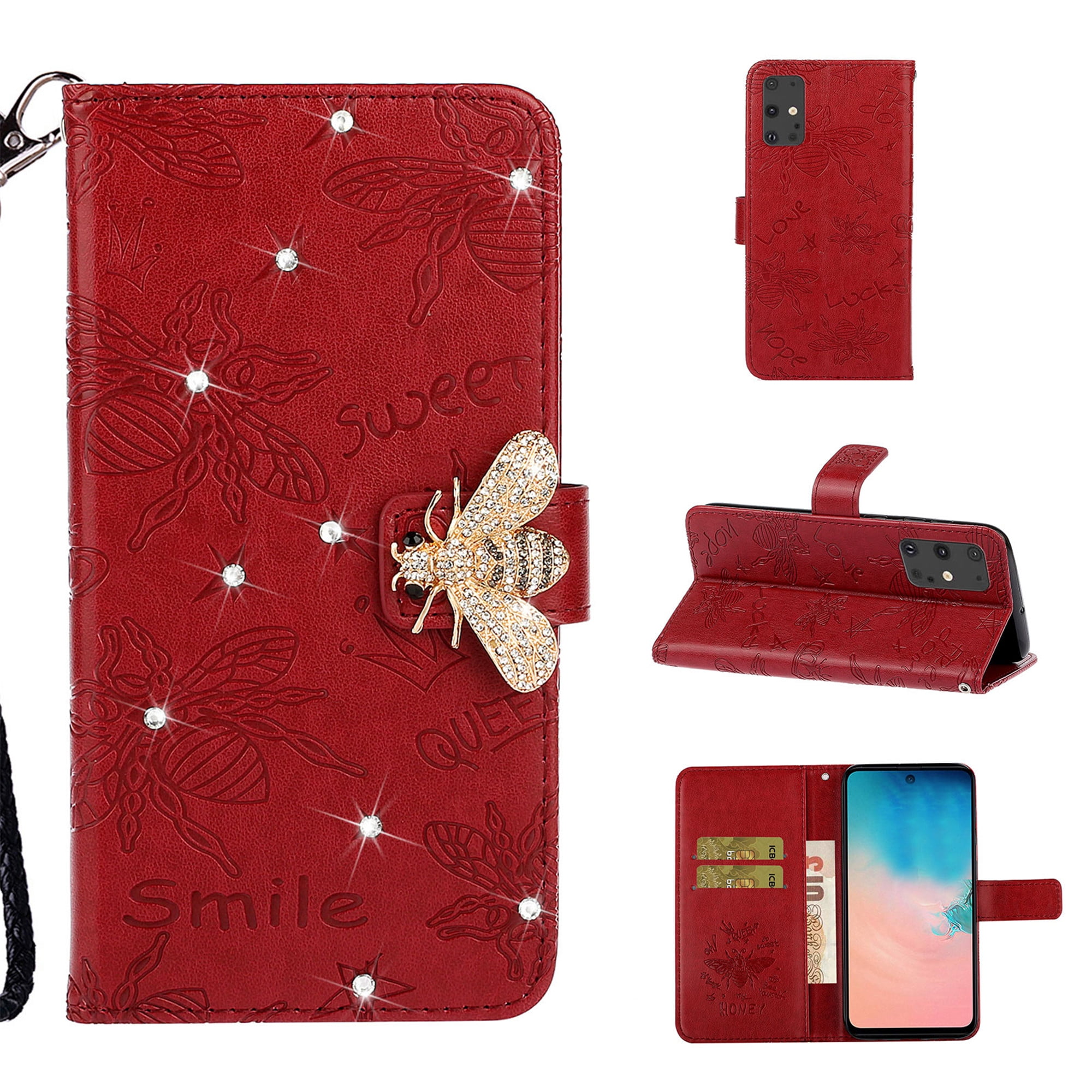 Extra-Shockproof smile Wallet Case for Samsung Galaxy S9 plus Leather Cover Compatible with Samsung Galaxy S9 plus Extra-Shockproof smile Wallet Case for Samsung Galaxy S9 plus Leather Cover Compatible with Samsung Galaxy S9 plus