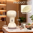 thumbnail image 7 of LepiBat Gems Cordless Hair Dryer for Kids, Portable Low Heat Gentle Airflow Quiet Mini Blow Dryer with Charging Base, USB Rechargeable Home Travel Hair Dryer for Body Hair Delicate Skin (Khaki Gray), 7 of 7