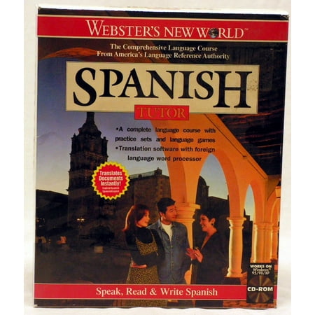 Damaged Box Special - Webster's SPANISH Language Translator PC Software Translates Documents Instantly - English/Spanish Spanish/English