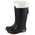 thumbnail image 1 of Black Women'S Japanese Style Rain Boots With Waterproof Design And High Top For Rainy Conditions, 1 of 5